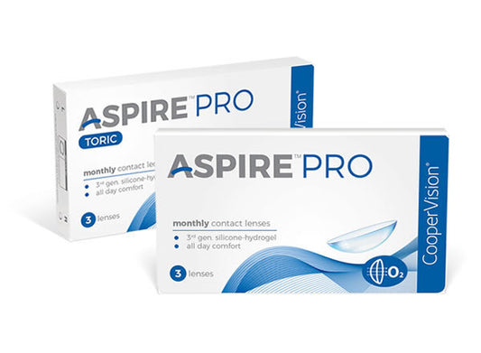Aspire PRO Monthly by CooperVision -BC:8.6mm - Dia:14mm