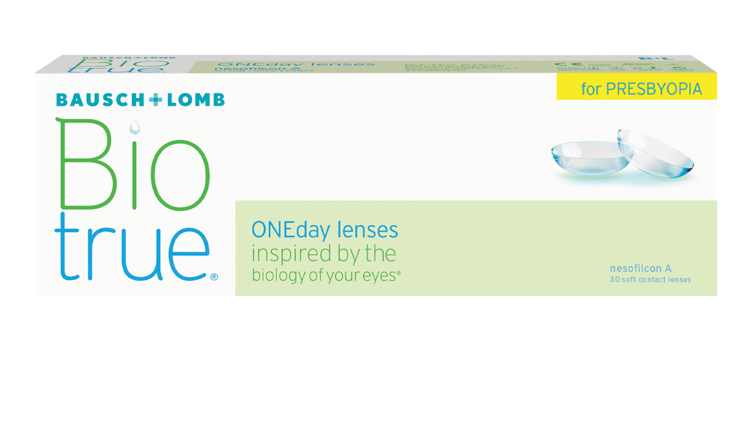 Biotrue ONEday Daily by Bausch + Lomb - Presbyopia - BC:8.6mm - Dia-14.2mm