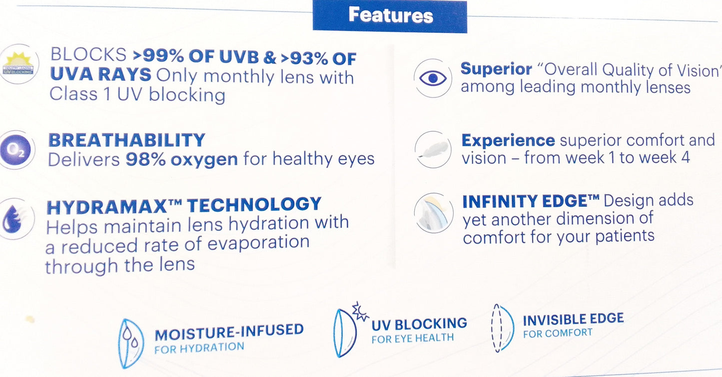 ACUVUE® VITA® Monthly by Johnson&Johnson -BC:8.4mm - Dia:14mm