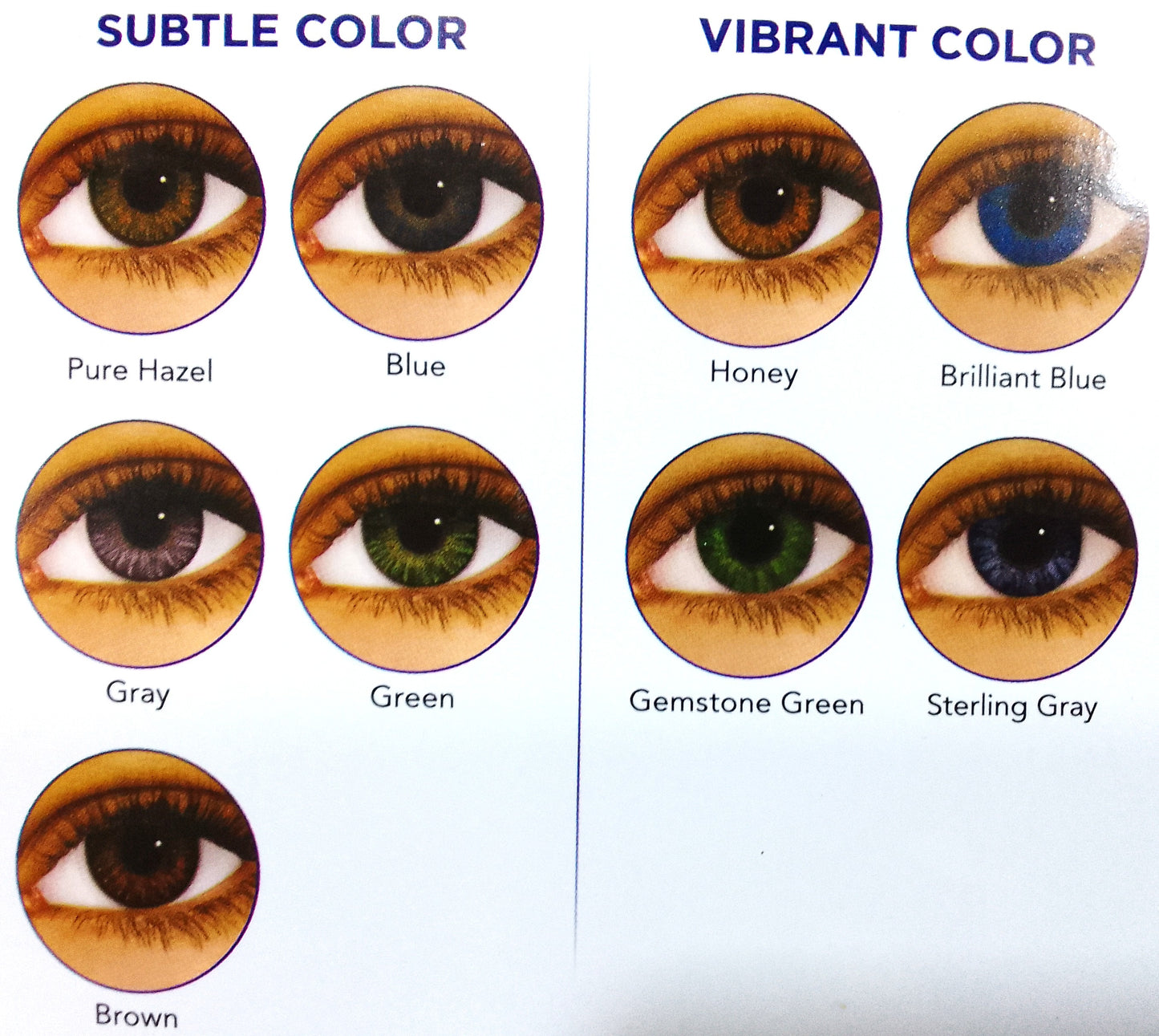 FRESHLOOK™AIR OPTIX COLORS™ Monthy by Alcon -BC:8.6mm -Dia:14.2