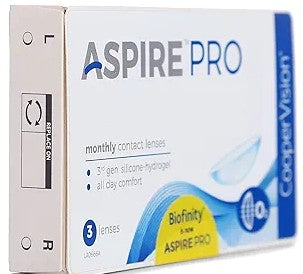 Aspire PRO Monthly by CooperVision -BC:8.6mm - Dia:14mm