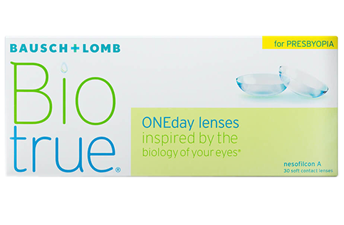 Biotrue ONEday Daily by Bausch + Lomb - Presbyopia - BC:8.6mm - Dia-14.2mm