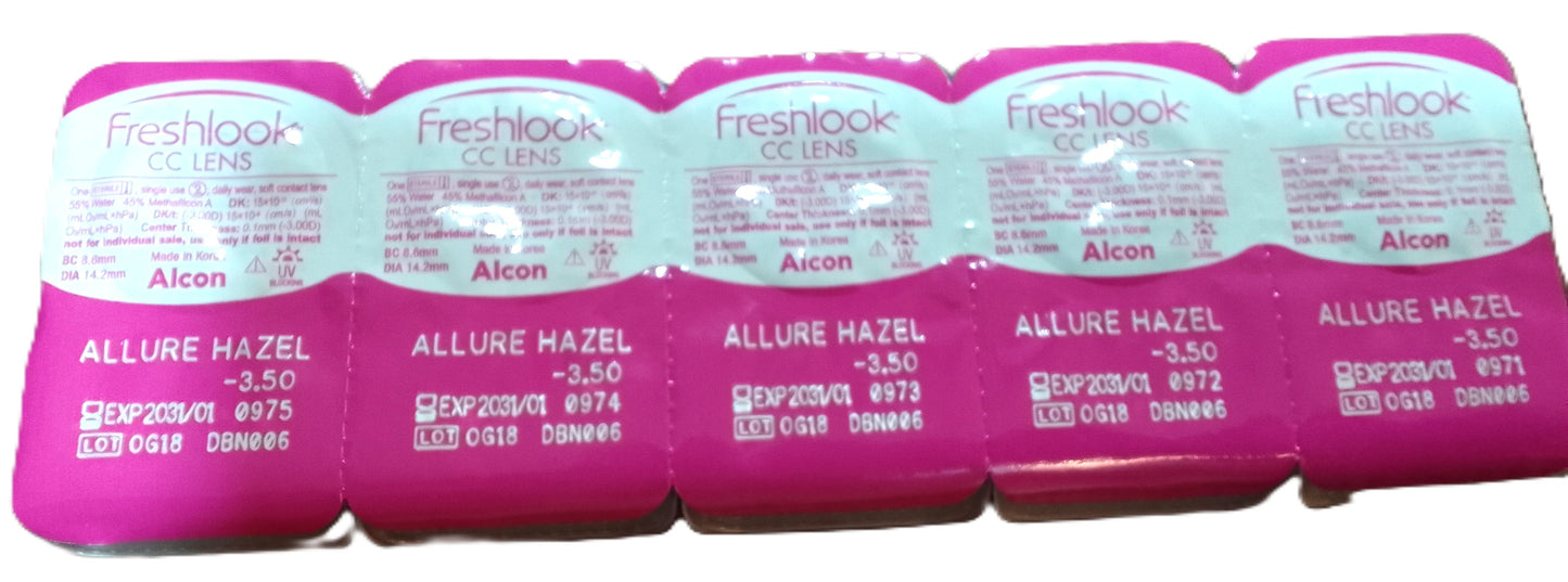 FRESHLOOK™ CIRCLE + COLOR Daily by Alcon -BC:8.6 -Dia:14.2