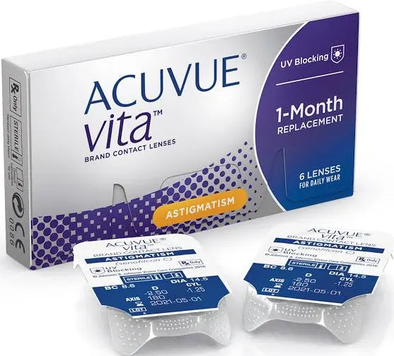 ACUVUE® VITA® Monthly by Johnson&Johnson -Astigmatism - BC:8.6mm - Dia:14.5mm