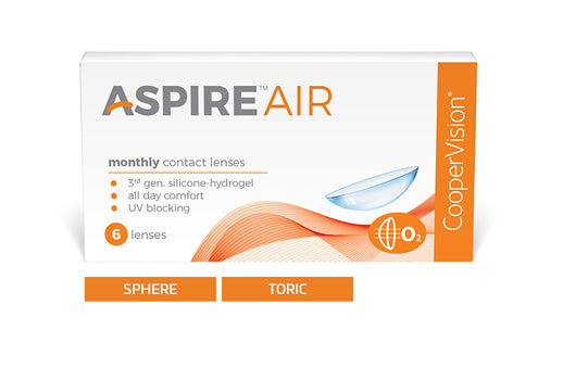 Aspire AIR Monthly by CooperVision - BC:8.4mm - Dia:14.2mm