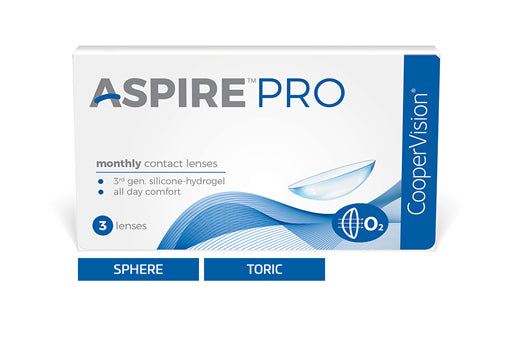 Aspire PRO Monthly by CooperVision -BC:8.6mm - Dia:14mm